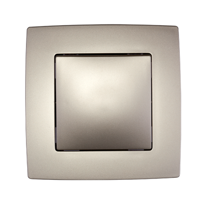 CITY DOUBLE POLE SWITCH 20A CHAMPAGNE METALLIC CITY DOUBLE POLE SWITCH 20A CHAMPAGNE METALLIC