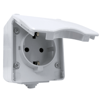 GERMAN TYPE SOCKET IP65 GRAY GERMAN TYPE SOCKET IP65 GRAY