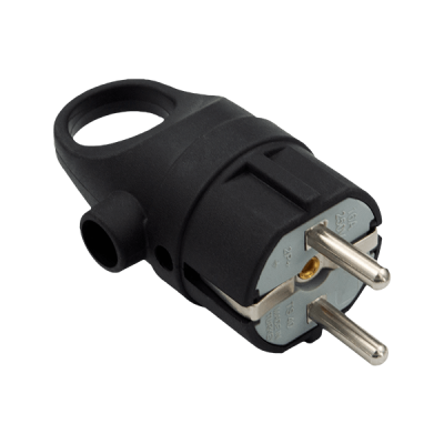 ΦΙΣ ΣΟΥΚΟ  WITH RING 16А 2Р+Е BLACK ΦΙΣ ΣΟΥΚΟ  WITH RING 16А 2Р+Е BLACK