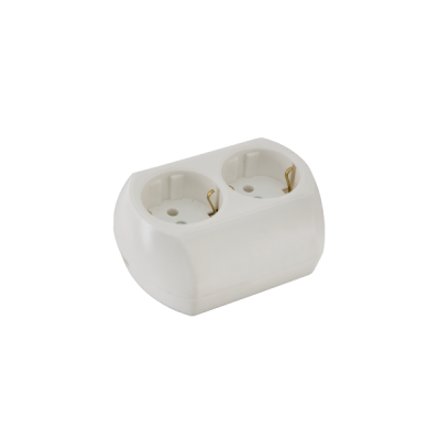 MULTISOCKET DOUBLE 16А WHITE MULTISOCKET DOUBLE 16А WHITE