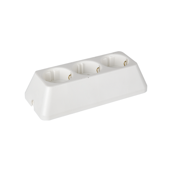 MULTISOCKET TRIPLE 16А WHITE