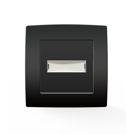 Διακόπτης κουδουνιού με φωτισμό CITY, ανθρακί Διακόπτης κουδουνιού με φωτισμό CITY, ανθρακί