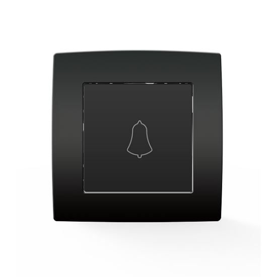 Διακόπτης κουδουνιού CITY, ανθρακί Διακόπτης κουδουνιού CITY, ανθρακί