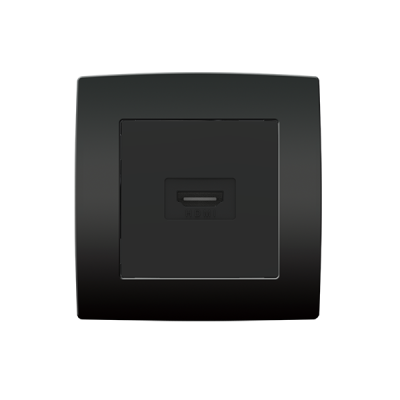 Πρίζα HDMI CITY, ανθρακί Πρίζα HDMI CITY, ανθρακί
