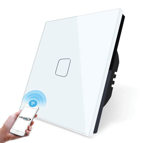 ΔΙΑΚΟΠΤΗΣ ΑΦΗΣ SMART EU 1 GANG 1 WAY SWITCH WHITE
