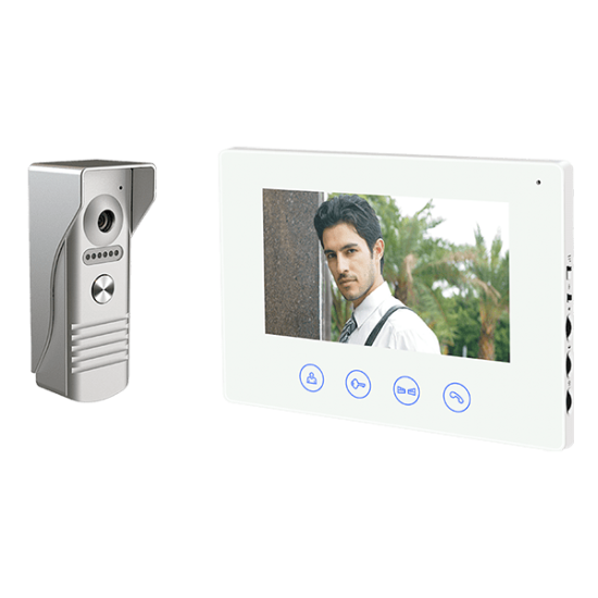 WIFI SMART VIDEO DOOR PHONE WITH THREE MONITORS