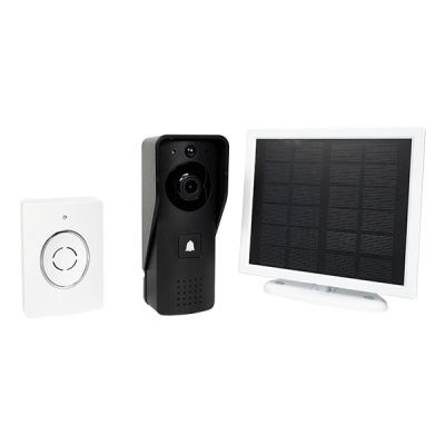 EL-IP09 SOLAR PHOTO DOORBELL CAMERA + CHIME SET