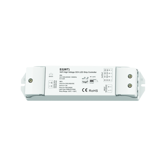 S3(WT) 3 CHANNELS TUYA&RF CONTROLLER