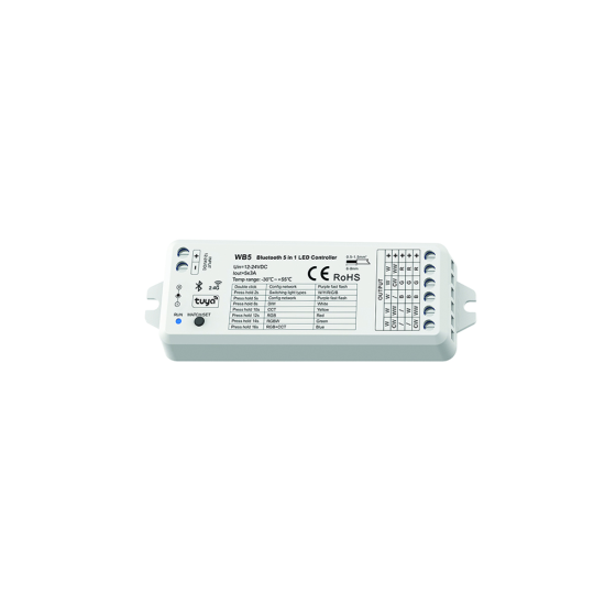 WB5 5 CHANNELS BLUETOOTH&RF CONTROLLER