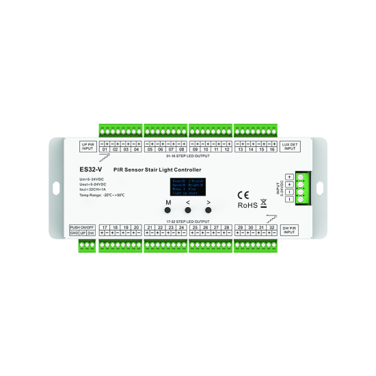 ES32-V 32 CHANNEL STAIR LIGHT CONTROLLER, SET