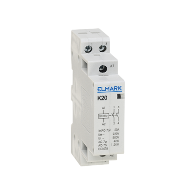 MODULAR CONTACTOR K20 100A 230V 1NO+1NC MODULAR CONTACTOR K20 100A 230V 1NO+1NC
