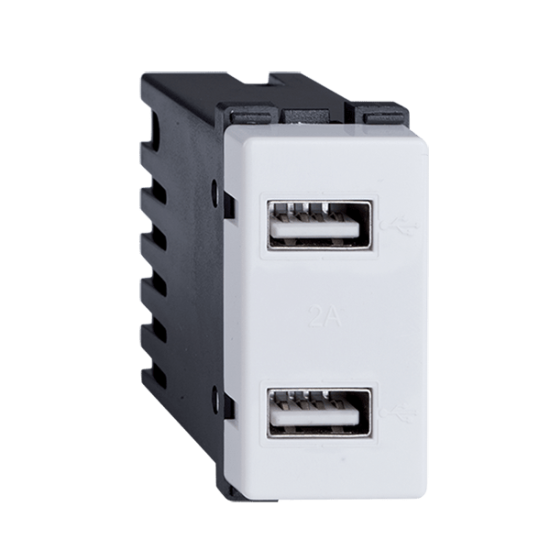 LECCE USB SOCKET DOUBLE