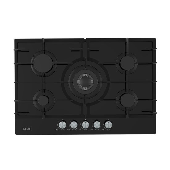 Γυάλινη Εντοιχιζόμενη Εστία Υγραερίου Αυτόνομη 75cm (300073) 75cm EL-75GQ095 Γυάλινη Εντοιχιζόμενη Εστία Υγραερίου Αυτόνομη 75cm (300073) 75cm EL-75GQ095