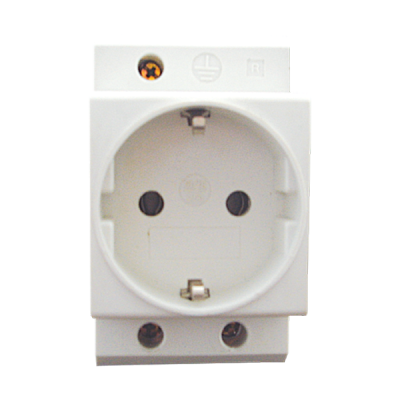 GERMAN TYPE SOCKET FOR DIN- RAIL MOUNTING GERMAN TYPE SOCKET FOR DIN- RAIL MOUNTING