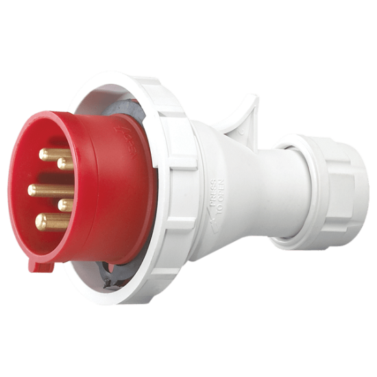 MOVABLE INDUSTRIAL PLUG HTN-0251 32А IP67 3P+N+E 400V