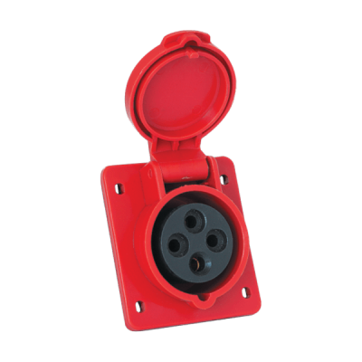 INDUSTRIAL SOCKET FOR FLUSH MOUNTING HT-414 16A IP44 3P+E 400V INDUSTRIAL SOCKET FOR FLUSH MOUNTING HT-414 16A IP44 3P+E 400V
