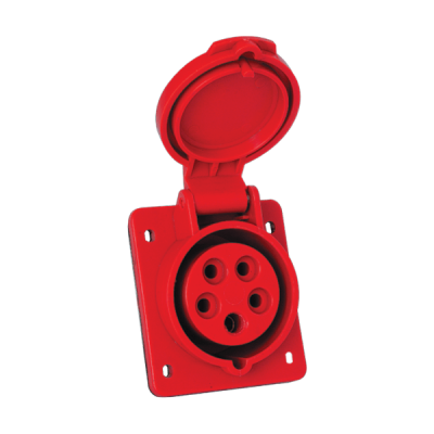 INDUSTRIAL SOCKET FOR FLUSH MOUNTING HT-425 32A IP44 3P+N+E 400V INDUSTRIAL SOCKET FOR FLUSH MOUNTING HT-425 32A IP44 3P+N+E 400V