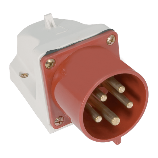 FIXED INDUSTRIAL PLUG HT-525 32А IP44 3P+N+E 400V