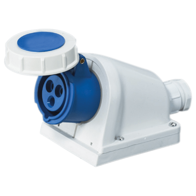 FIXED INDUSTRIAL SOCKET HTN-1231 32A IP67 1P+N+E 230V FIXED INDUSTRIAL SOCKET HTN-1231 32A IP67 1P+N+E 230V
