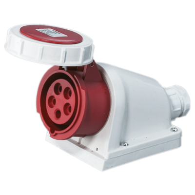 FIXED INDUSTRIAL SOCKET HTN-1251 32A IP67 3P+N+E 400V FIXED INDUSTRIAL SOCKET HTN-1251 32A IP67 3P+N+E 400V