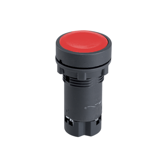 BUTTON EL- EA42 NC RED