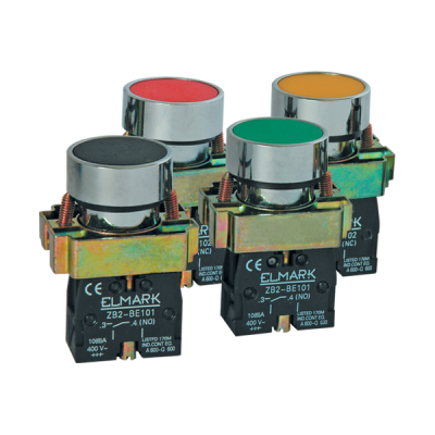 BUTTON EL2- BP 42 NC RED IP65