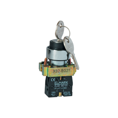 CHANGE -OVER SWITCH WITH KEY EL2- BG 21 1NO 2- POSITIONS