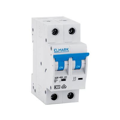 NEW MCB C62N 4A 2P 6kA CURVE C NEW MCB C62N 4A 2P 6kA CURVE C