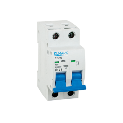 MCB C62N 40A 2P 6kA CURVE C