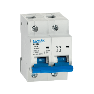 MCB C100M 100A 2P 10kA CURVE D MCB C100M 100A 2P 10kA CURVE D