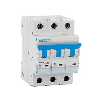 NEW MCB C103L 6A 3P 10kA CURVE B NEW MCB C103L 6A 3P 10kA CURVE B