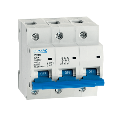 MCB C100M 80A 3P 10kA CURVE D MCB C100M 80A 3P 10kA CURVE D
