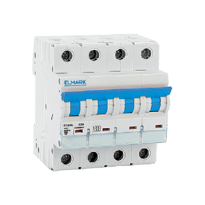 NEW MCB C104L 10A 4P 10kA CURVE C NEW MCB C104L 10A 4P 10kA CURVE C