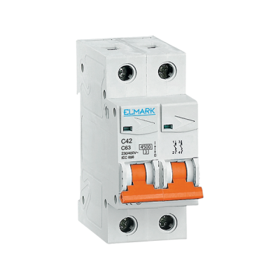 MCB C42N 50A 2P 4.5kA CURVE C
