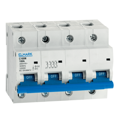 MCB C100M 80A 4P 10kA CURVE D MCB C100M 80A 4P 10kA CURVE D