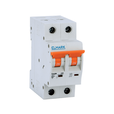 NEW MCB C42N 6A 2P 4.5kA CURVE C NEW MCB C42N 6A 2P 4.5kA CURVE C