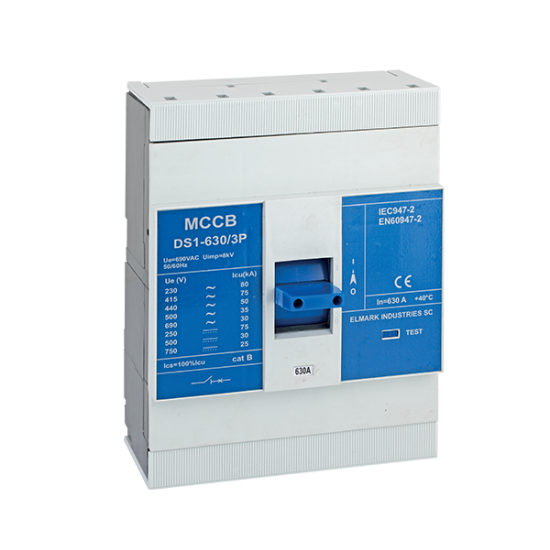 MCCB DS1 630/500 500A+ MX 230V 3P