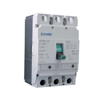MCCB DS1 MAX- 125 63A ADJUSTABLE 50- 63A 4P