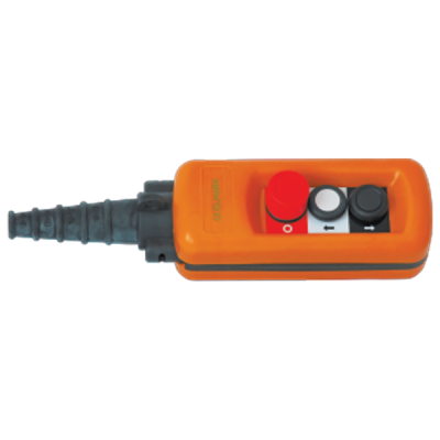 HOIST CONTROL DEVICE MBP-A2913 2BUTTONS+EMERGENCY 1NO+1NC 2-SPEED