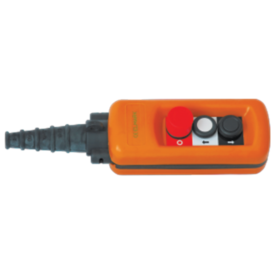 HOIST CONTROL DEVICE MBP-A2913К 2BUTTONS+EMERGENCY+SWITCH 1NO+1NC 2-SPEED
