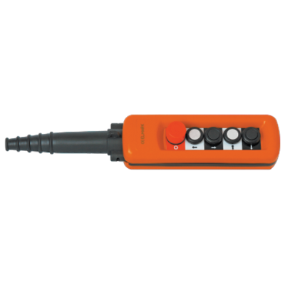 HOIST CONTROL DEVICE MBP-A4913K 4BUTTONS+EMERGENCY+SWITCH 1NO+1NC 2-SPEED