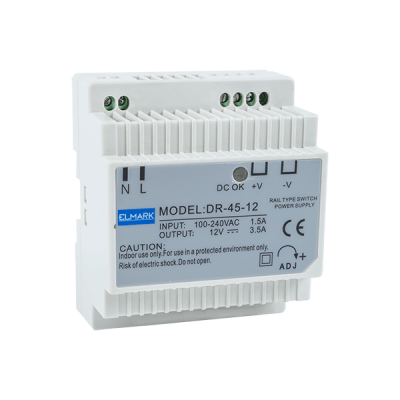 POWER SUPPLY DR- 45- 12 12V- OUTPUT VOLTAGE POWER SUPPLY DR- 45- 12 12V- OUTPUT VOLTAGE