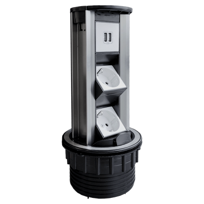 TOWER MULTIPLUGS 6 MODULES INOX TOWER MULTIPLUGS 6 MODULES INOX