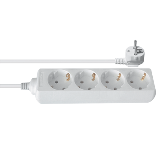 MULTIPLUG 4 HOLES H05VV- F 3G1.0mm2 1.5m