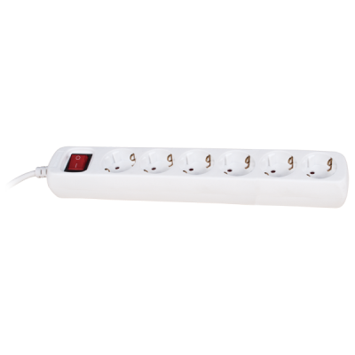 MULTIPLUG 6 HOLES H05VV- F 3G1.0mm2 1.5m WITH KEY MULTIPLUG 6 HOLES H05VV- F 3G1.0mm2 1.5m WITH KEY