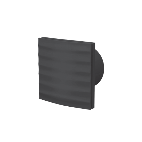 FAN ARS1- D120 ΜΑΥΡΟ