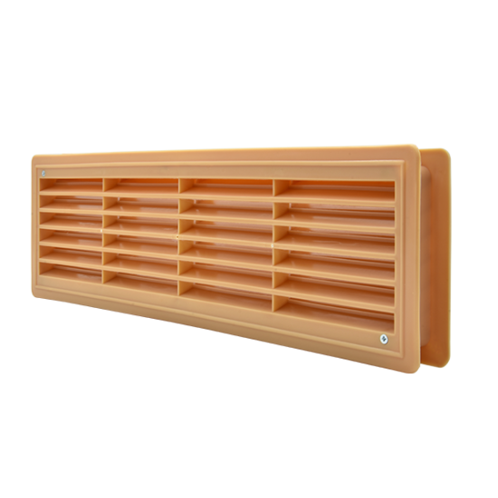 EL02-130 DOOR GRILLE 115x430MM, BEIGE EL02-130 DOOR GRILLE 115x430MM, BEIGE