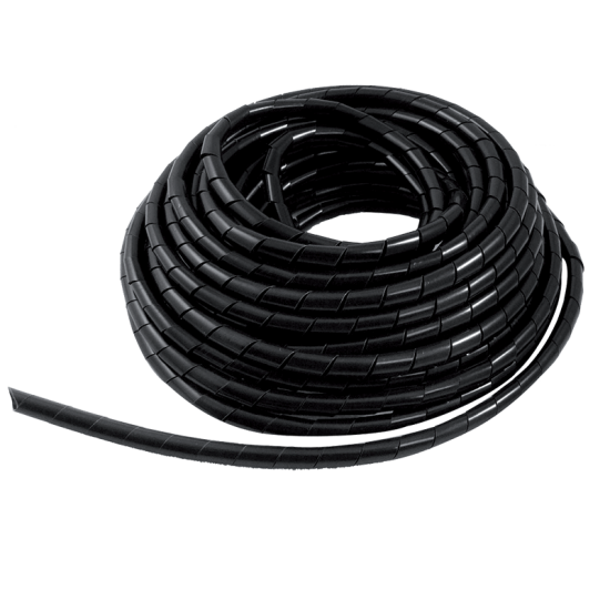 SPIRAL FOR CABLE 10x12mm BLACK