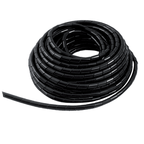 SPIRAL FOR CABLE 6x8mm BLACK