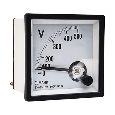 VOLTAGE METER AC 0- 500V VOLTAGE METER AC 0- 500V